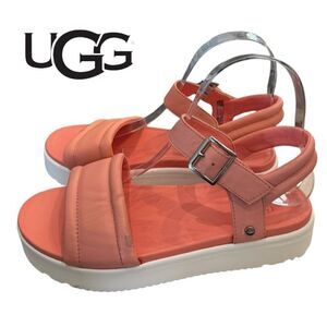 UGG Women's Zayne Starfish Pink Ankle Strap Sandals 7